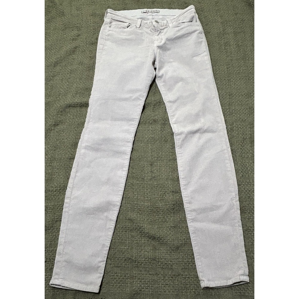 J Brand Gray Denim Corduroy Straight Leg Women's Jeans. Size 29